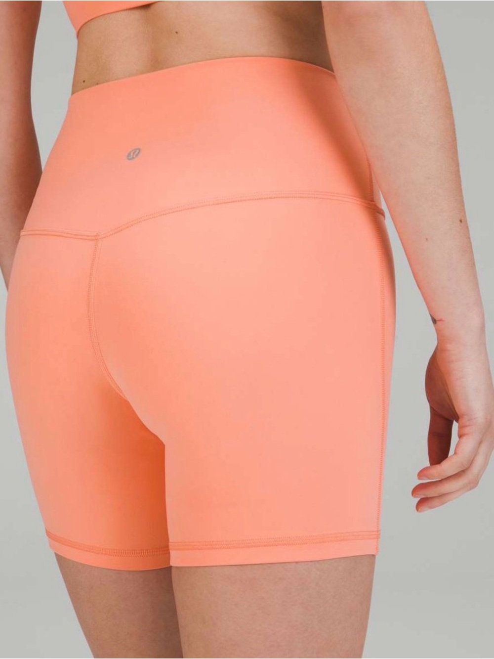 lululemon athletica High-Rise Bike Shorts - Coral